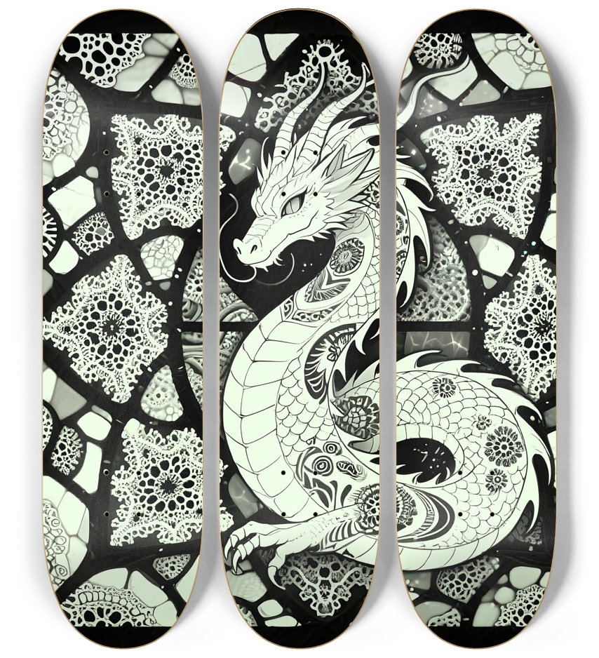 Fractal Coloring Page Dragon #10