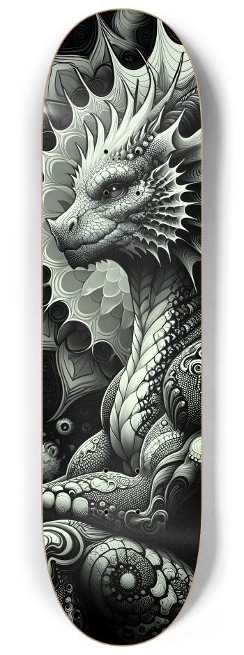 Fractal Coloring Page Dragon #25 #2