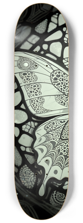 Fractal Anime Butterfly #5 #1 8-1/4 Skateboard Deck