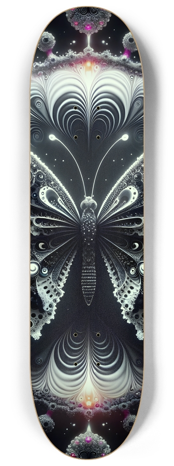 Fractal Anime Butterfly #6 #2 8-1/4 Skateboard Deck