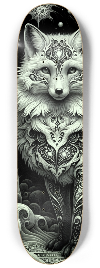 Fractal Coloring Page Fox #4 #1