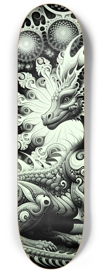 Fractal Coloring Page Dragon #6 #2