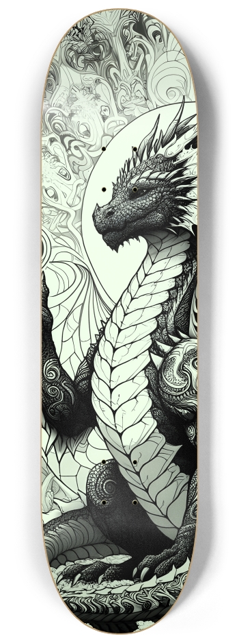 Fractal Coloring Page Dragon #19 #3