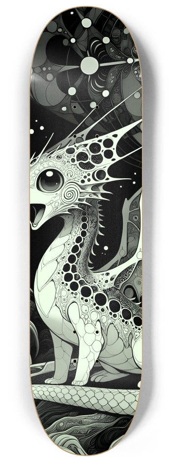 Fractal Baby Dragon #1 #3 8-1/4 Skateboard Deck