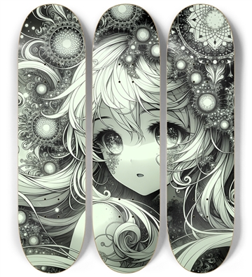 Fractal Anime Girl #11