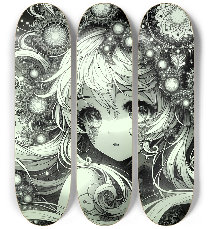 Fractal Anime Girl #11
