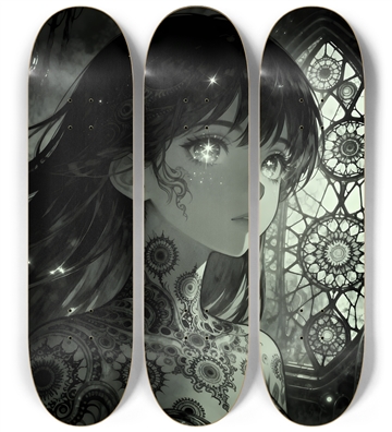 Fractal Anime Girl #4