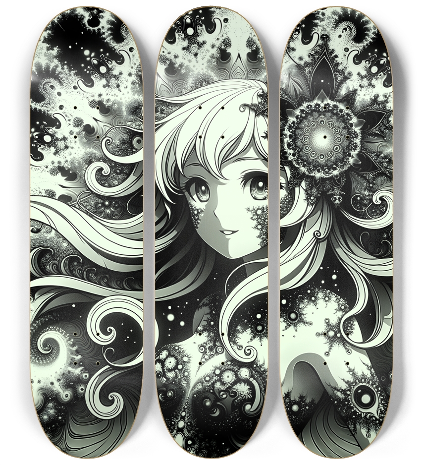 Fractal Anime Girl #9