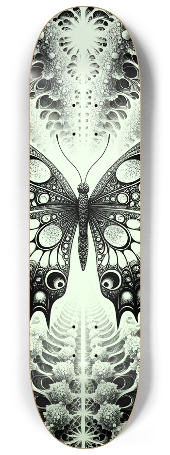 Fractal Anime Butterfly #21 #2 8-1/4 Skateboard Deck