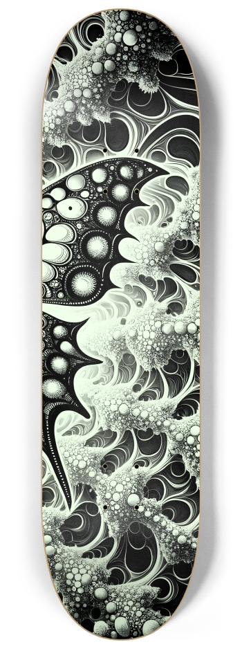 Fractal Anime Butterfly #21 #3 8-1/4 Skateboard Deck