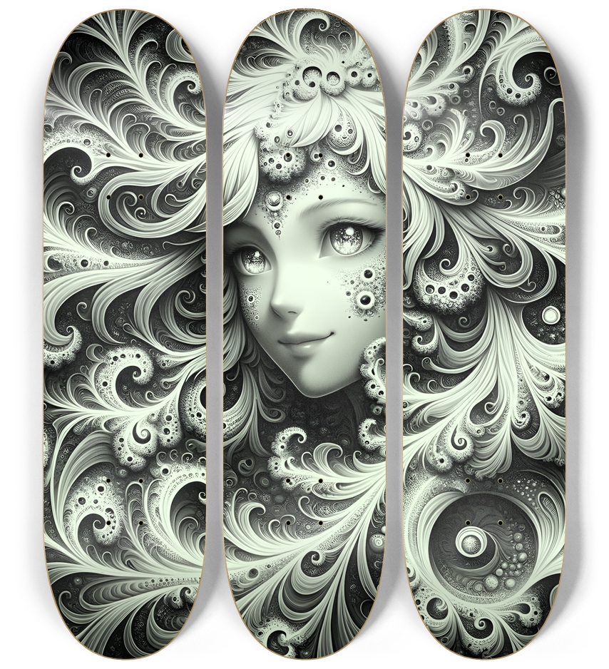 Fractal Anime Girl #25