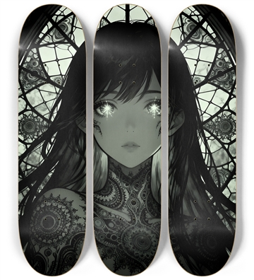 Fractal Anime Girl #17