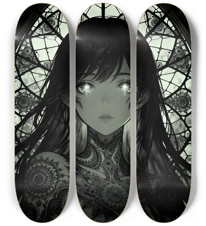 Fractal Anime Girl #17
