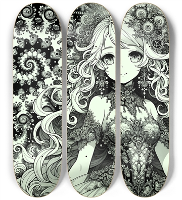 Fractal Anime Girl #39