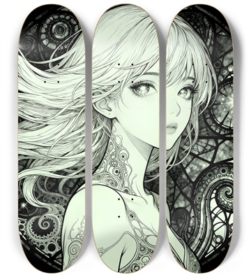 Fractal Anime Girl #16