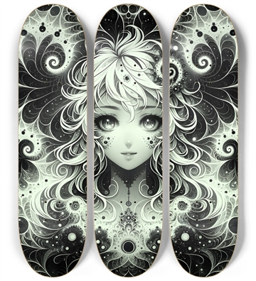 Fractal Anime Girl #10