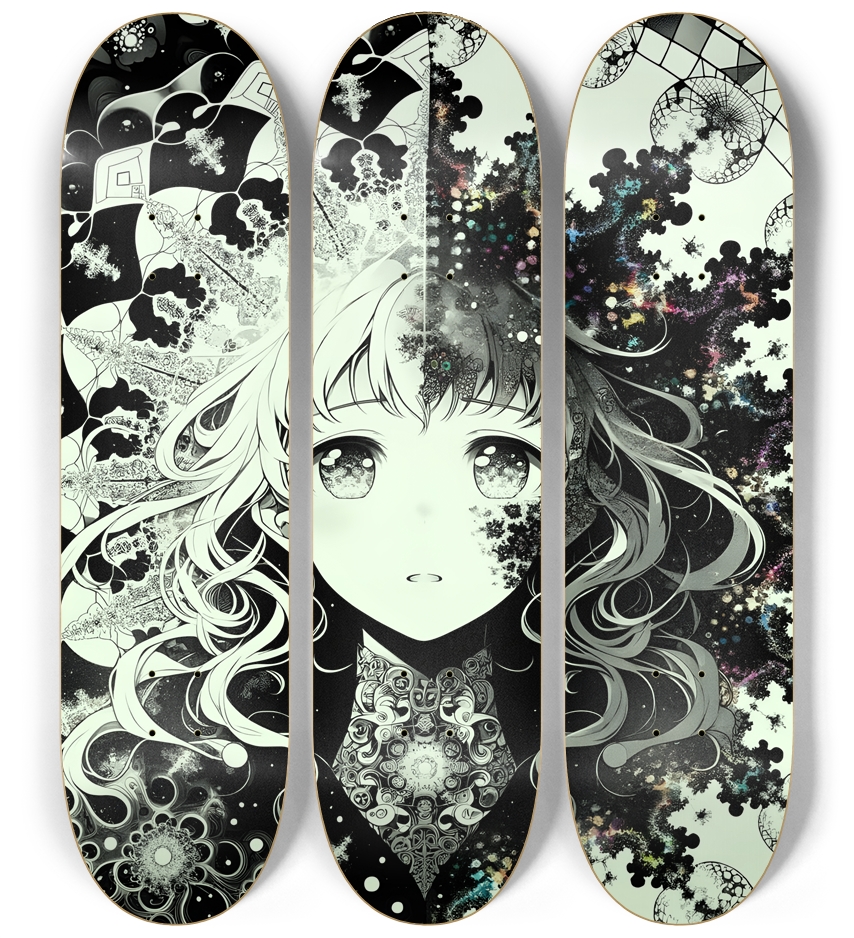 Fractal Anime Girl #3