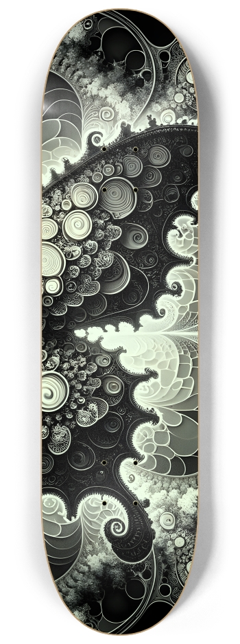 Fractal Anime Butterfly #17 #3 8-1/4 Skateboard Deck