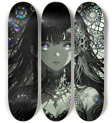 Fractal Anime Girl #34