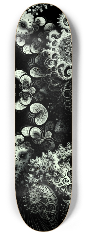 Fractal Anime Girl #28 #1 8-1/4 Skateboard Deck
