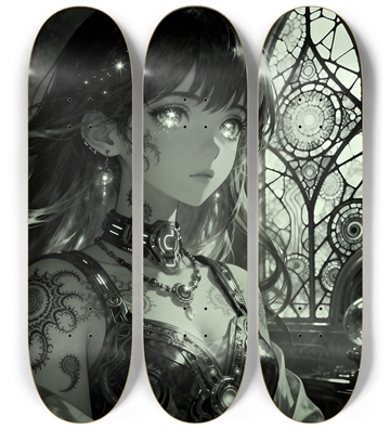 Fractal Anime Girl #33