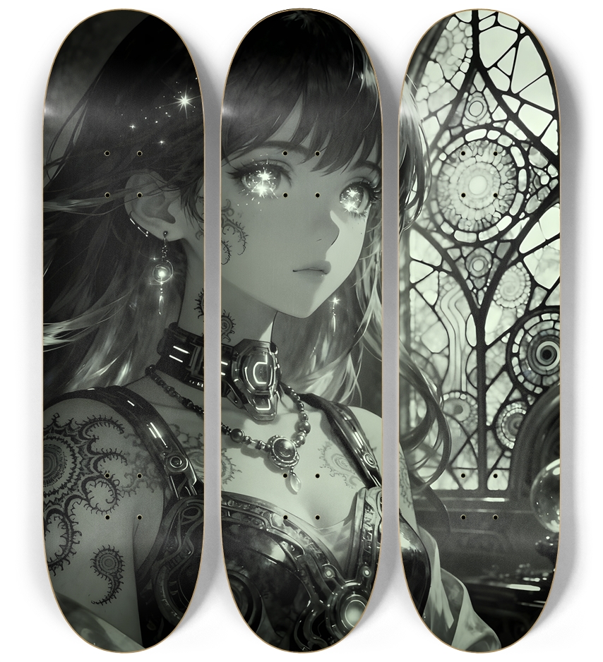 Fractal Anime Girl #33
