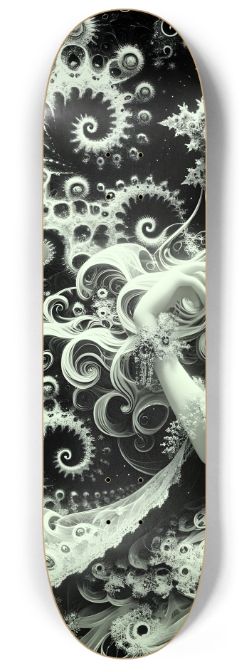 Fractal Anime Girl #22 #1 8-1/4 Skateboard Deck