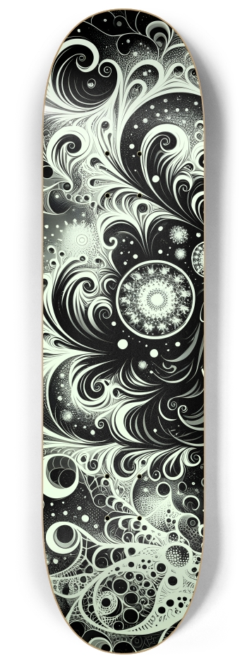 Fractal Anime Girl #1 #1 8-1/4 Skateboard Deck
