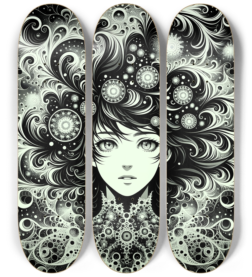Fractal Anime Girl #1