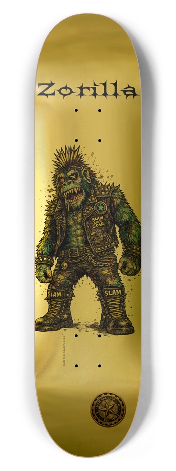 Zorilla SLAM ONE GEAR 7-5/8 Skateboard Deck