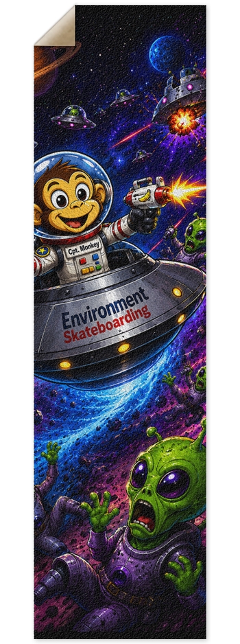 Ufo Monkey Griptape Vertical