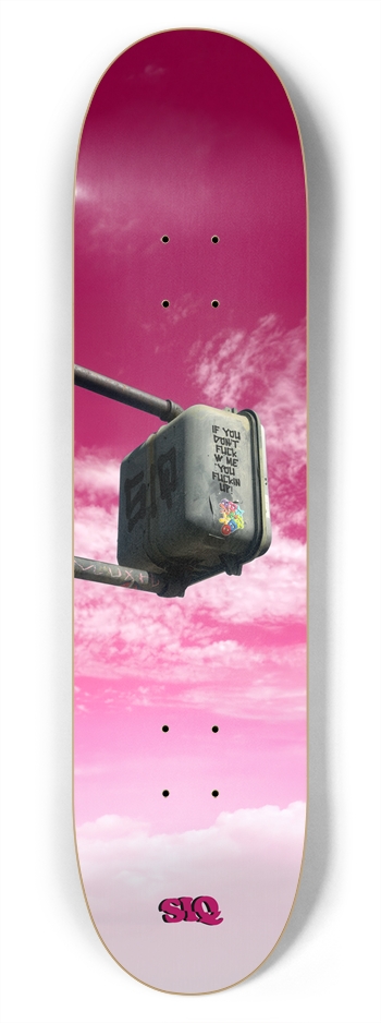 Pink Sky Deck 7-3/4 Skateboard Deck