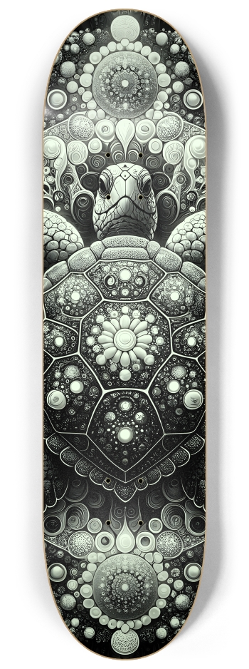 B&W Fractal Sea Turtle #11 #2