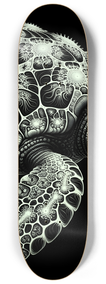 B&W Fractal Sea Turtle #1 #2