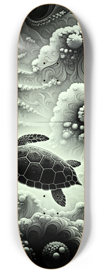 B&W Fractal Sea Turtle #12 #3