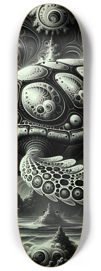 B&W Fractal Sea Turtle #4 #3