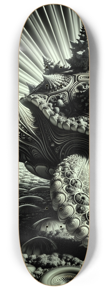 B&W Fractal Sea Turtle #16 #2