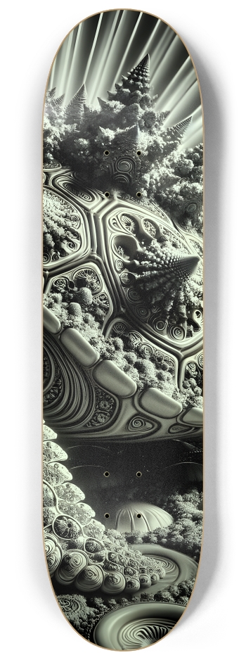 B&W Fractal Sea Turtle #16 #3