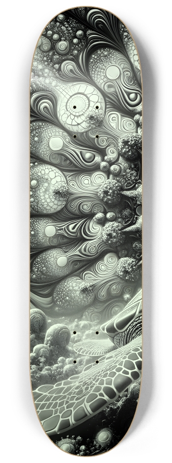 B&W Fractal Sea Turtle #7 #1