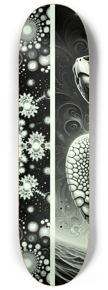 B&W Fractal Sea Turtle #8 #2