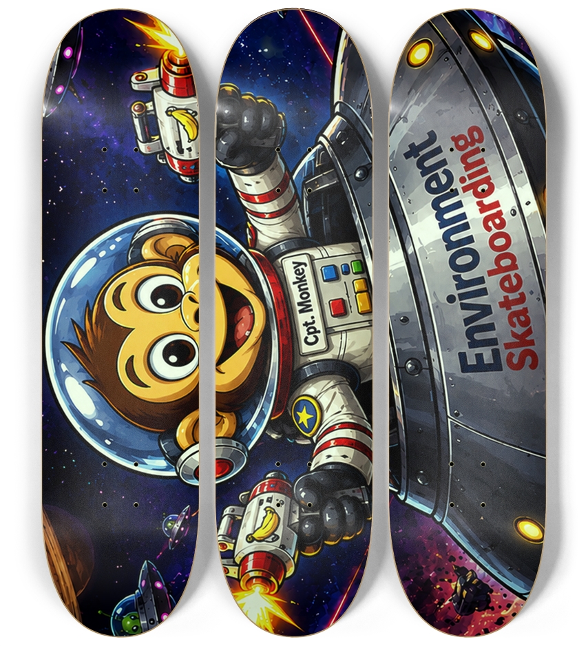 UFO Monkey Series Vertical