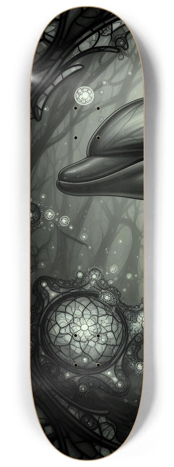 Fractal Dolphin #13 #1 8-1/4 Skateboard Deck