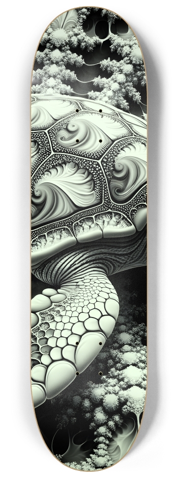 B&W Fractal Sea Turtle #6 #2