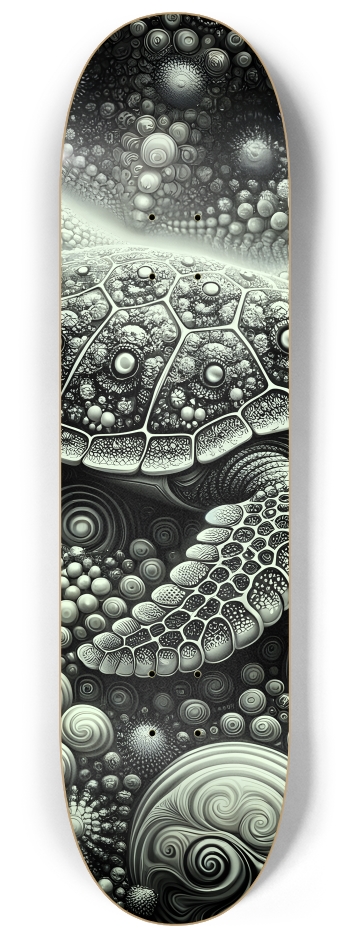 B&W Fractal Sea Turtle #10 #2