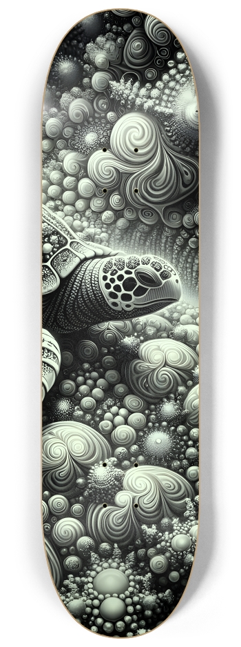 B&W Fractal Sea Turtle #10 #3