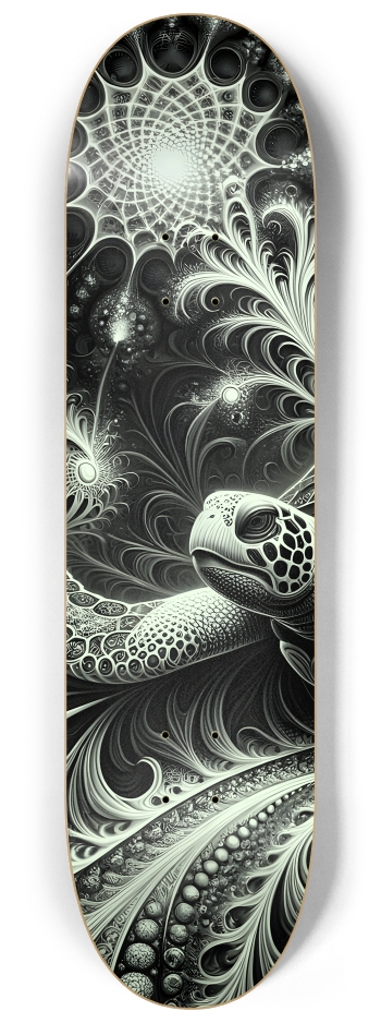 B&W Fractal Sea Turtle #14 #1