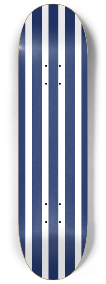 Navy Stripes Skateboard