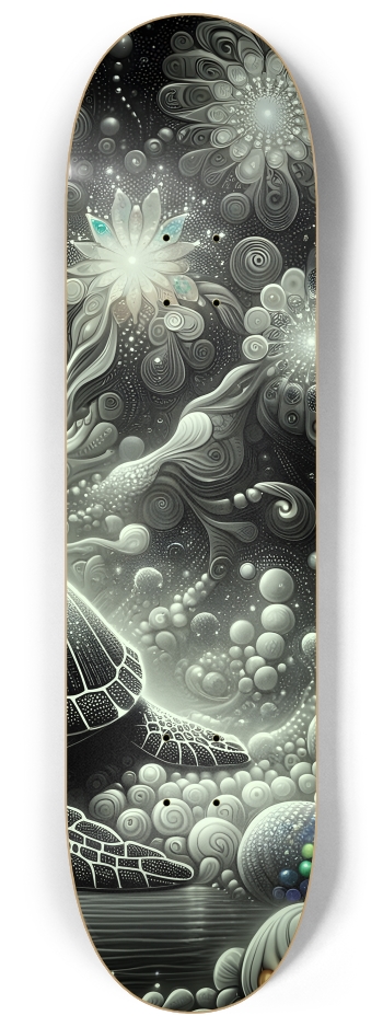 B&W Fractal Sea Turtle #25 #3