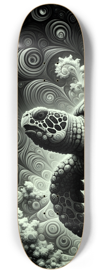 B&W Fractal Sea Turtle #21 #1