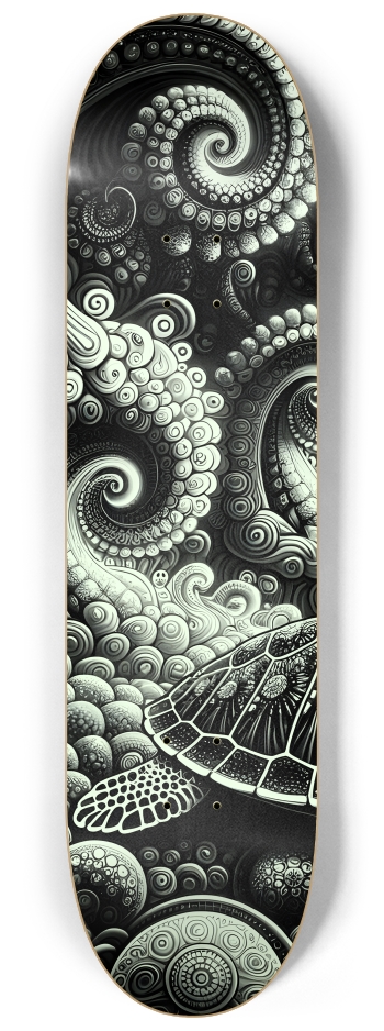 B&W Fractal Sea Turtle #28 #1